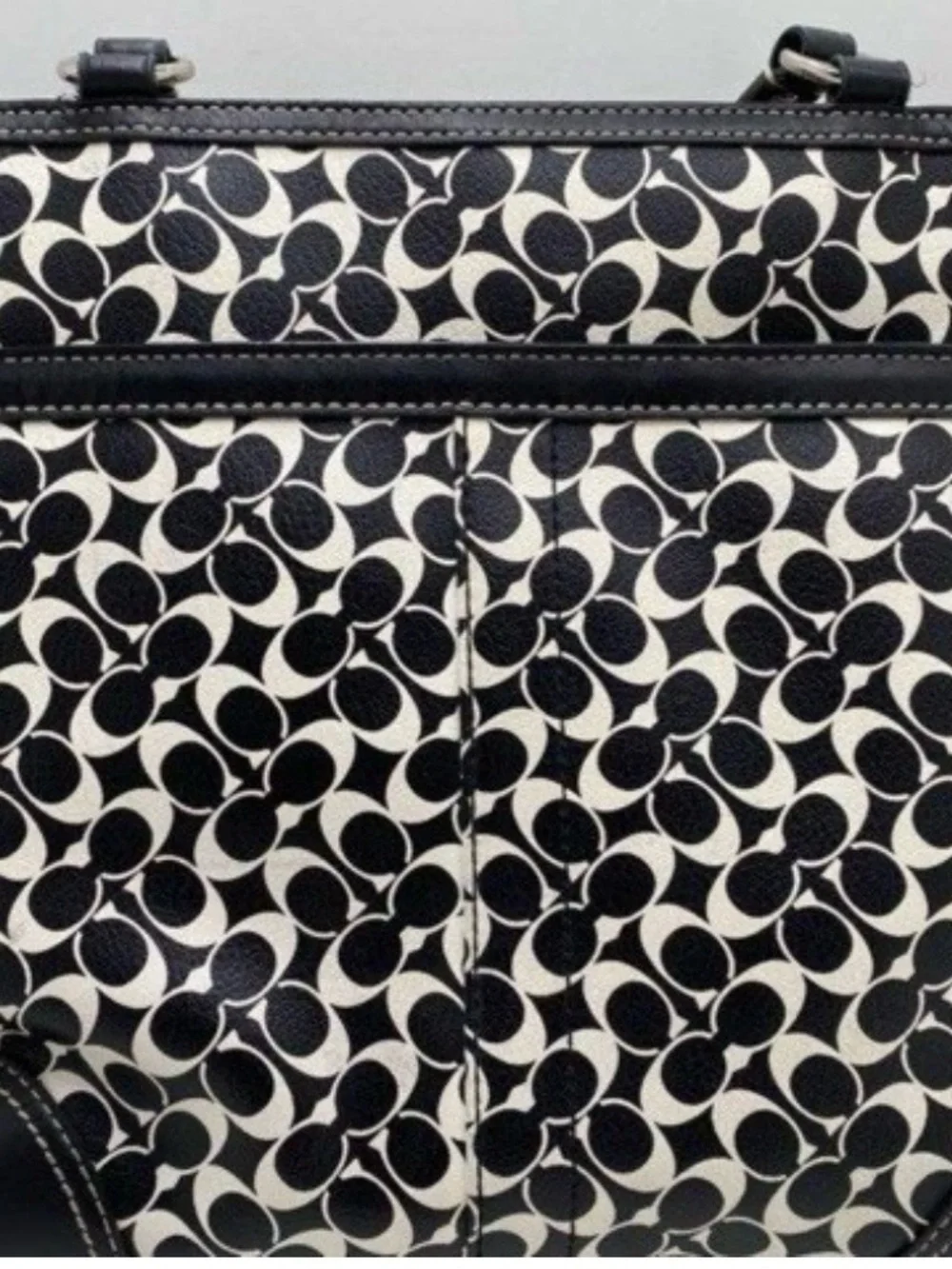 Coach Chelsea Heritage Stripe Signature Tote